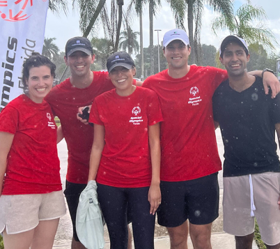 Miami Volunteer at the 2022 Special Olympics