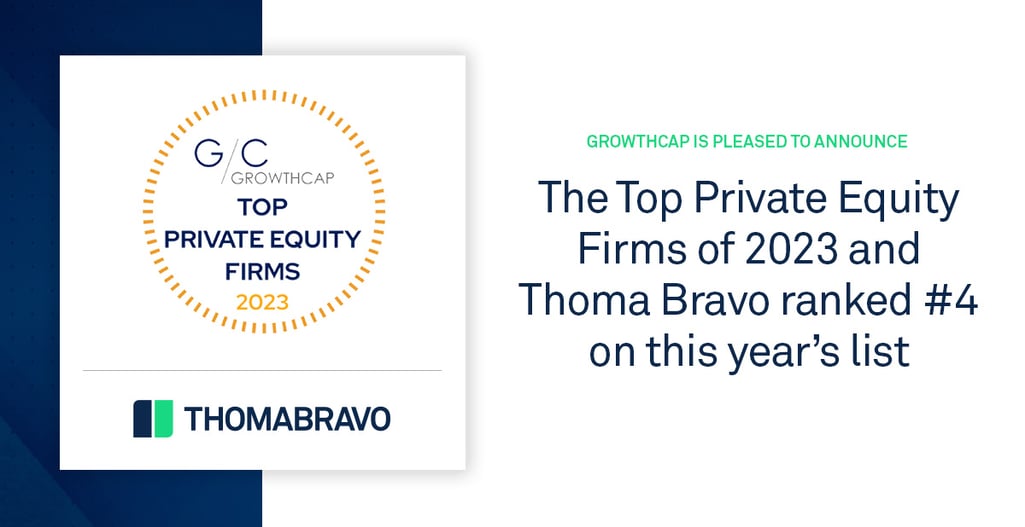 AWARD: GrowthCap Announces The Top Private Equity Firms of 2023